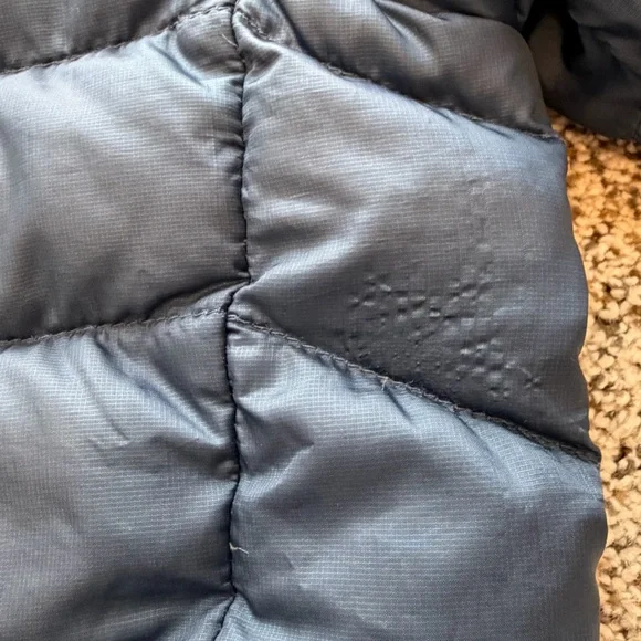 The North Face Men’s Goose Down Insulated Navy Blue Puffer Jacket Sz Small - Picture 13 of 13